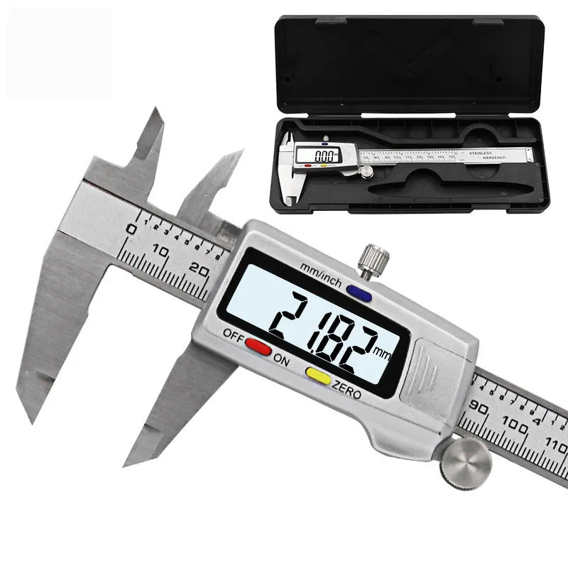 Electronic Digital Caliper Stainless Hardened Steel 0-150mm