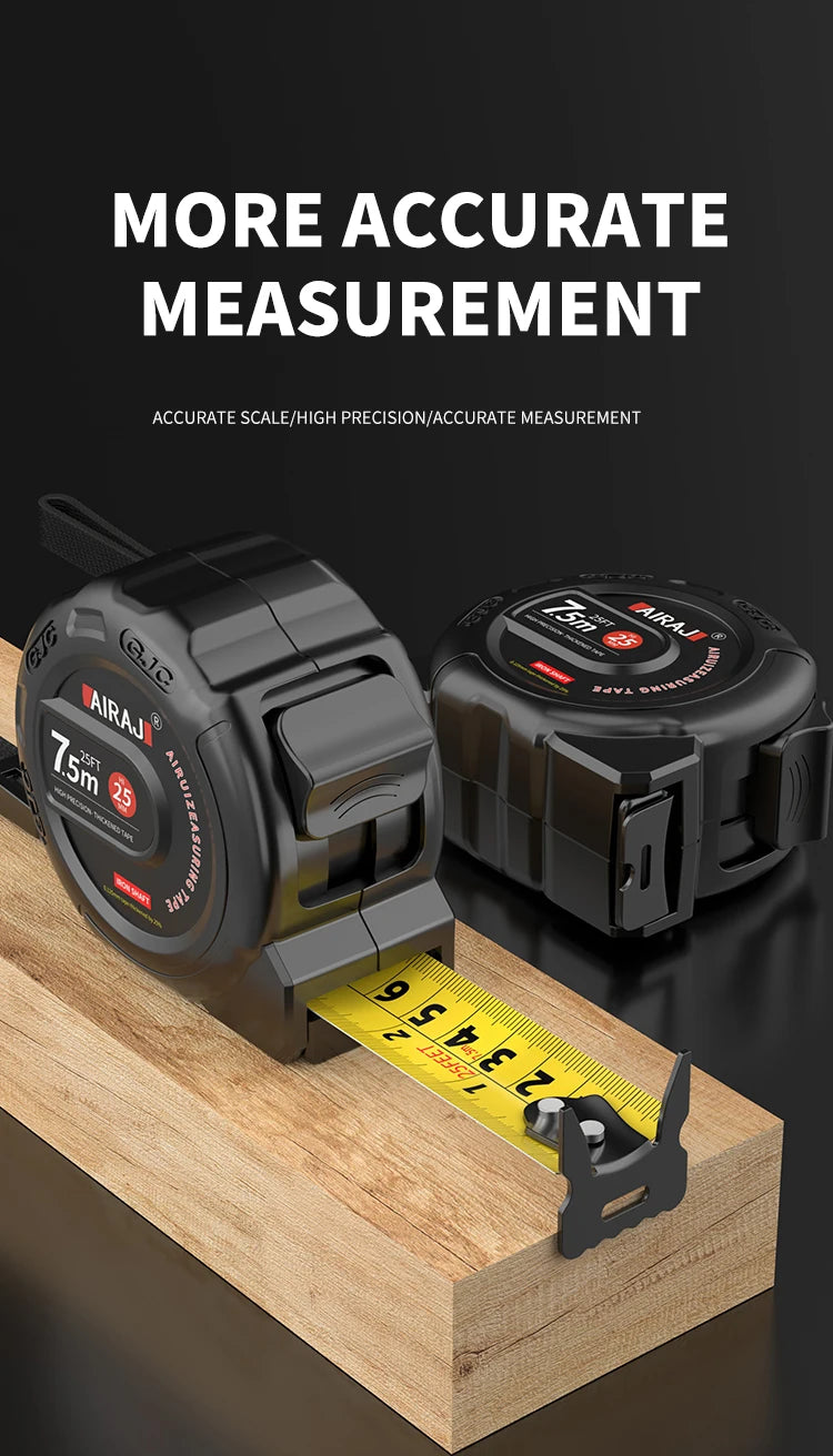 3m Easy-Read Retractable Tape Measure with Lock, Ft/Metric