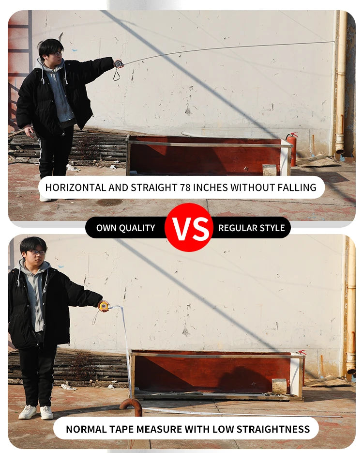 3m Easy-Read Retractable Tape Measure with Lock, Ft/Metric