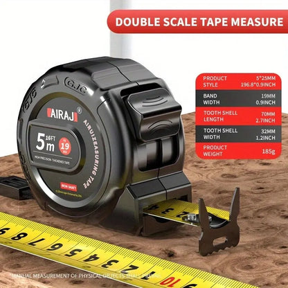 3m Easy-Read Retractable Tape Measure with Lock, Ft/Metric