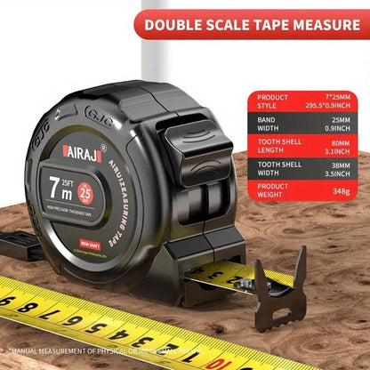 3m Easy-Read Retractable Tape Measure with Lock, Ft/Metric