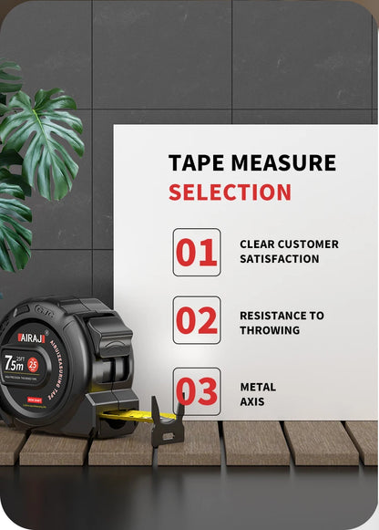 3m Easy-Read Retractable Tape Measure with Lock, Ft/Metric