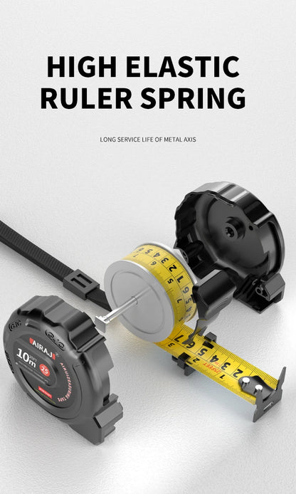 3m Easy-Read Retractable Tape Measure with Lock, Ft/Metric